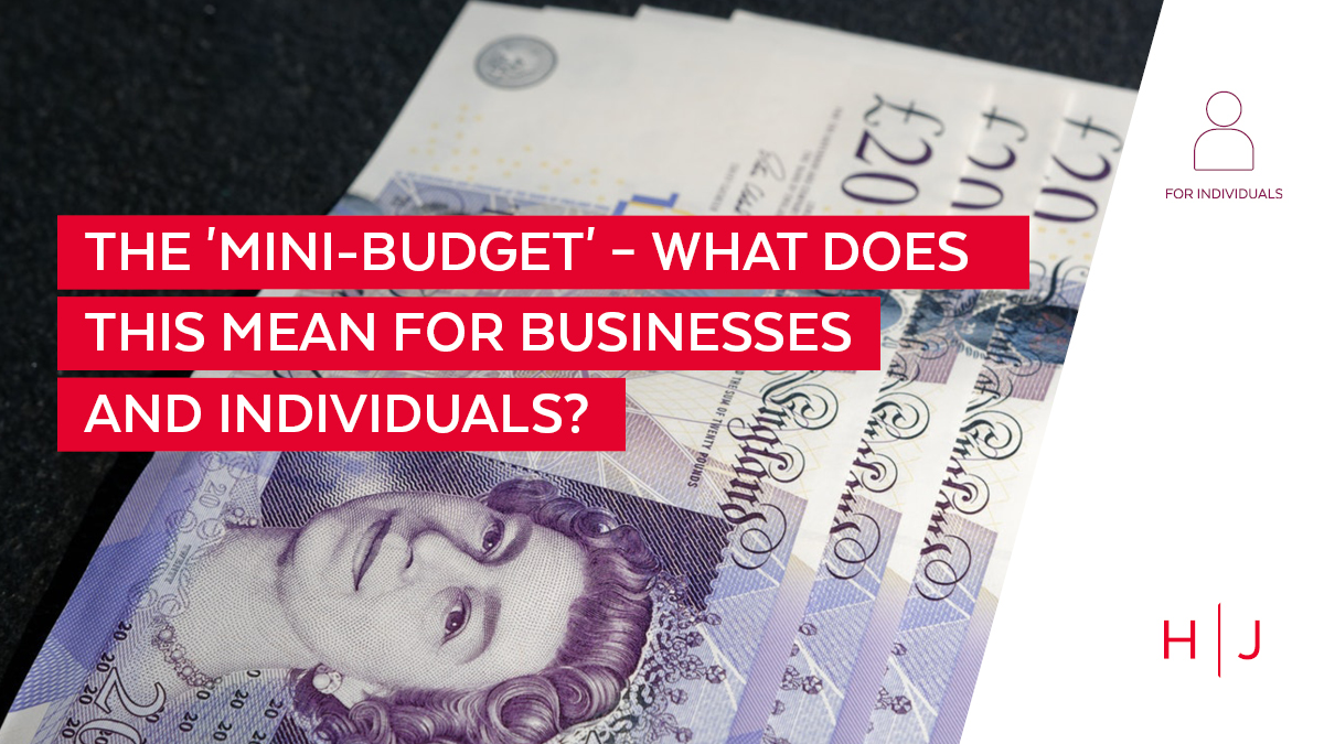 The 'mini-budget' was announced by The Chancellor for the Exchequer, Kwasi Kwarteng, on 23 September 2022, which included some expected changes, and some surprises. Since then, the abolition of the 45% income tax rate has been cancelled. Read more: bit.ly/3ebkGVZ