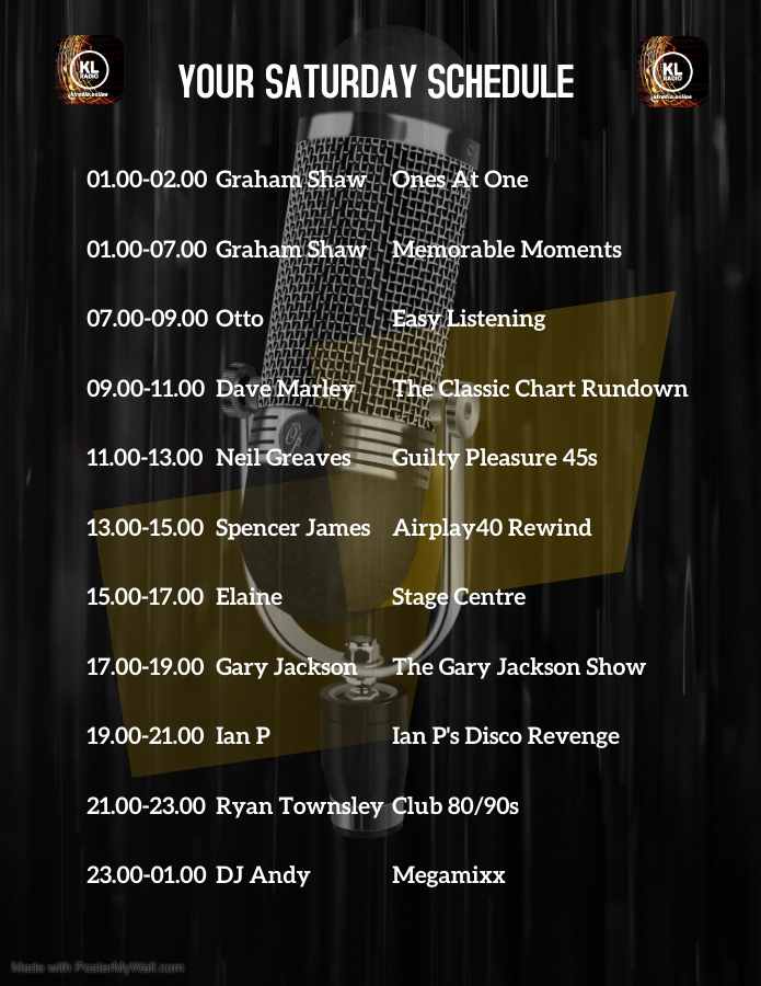 Sensational Saturday on KL Radio
All The BEST Music. ALL The Time
klradio.online
Alexa
MyTuner app mytuner-radio.com/radio/kl-radio…