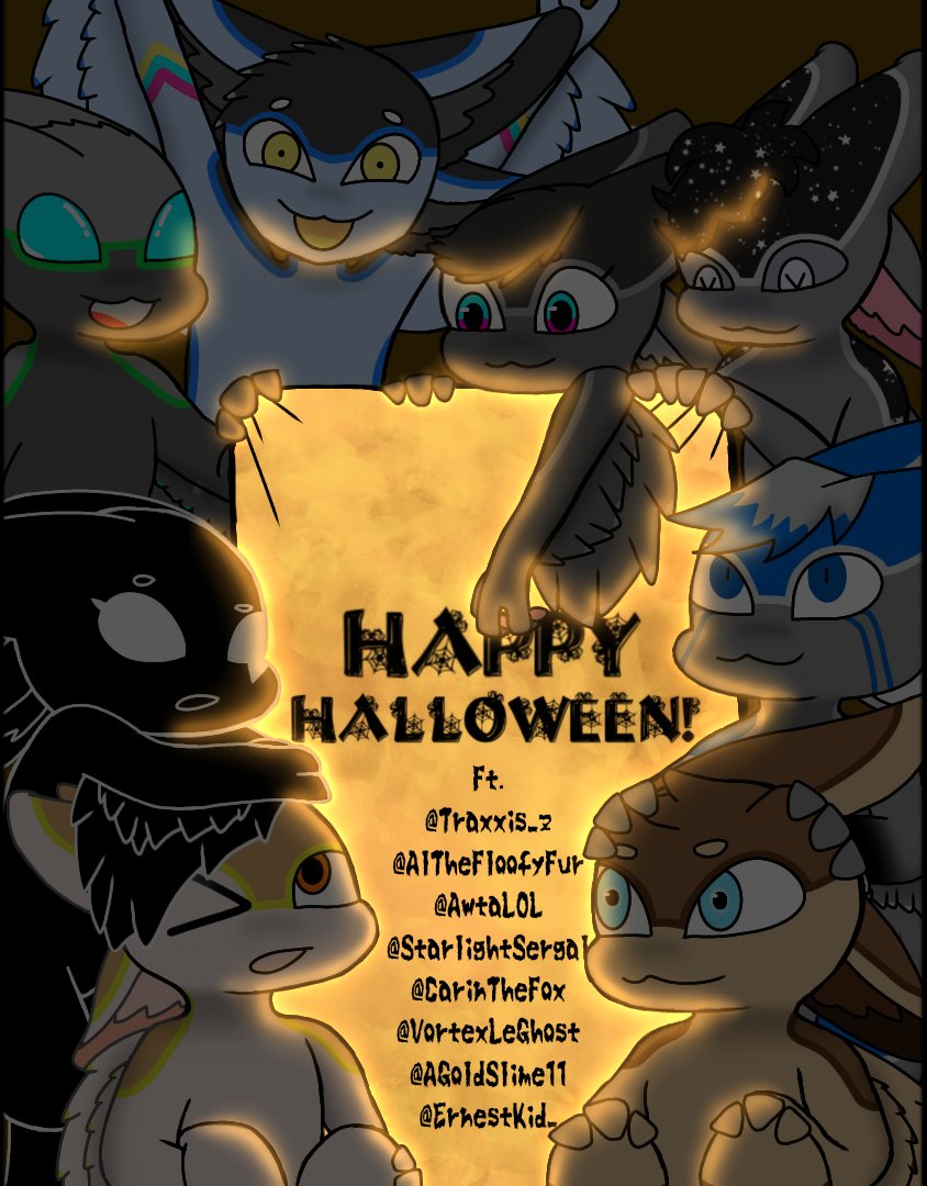 Traxxis_z's tweet photo. 🎃AVALI TIME!🎃

#8 

【Special】
@/AlTheFloofyFur
@/AwtaLOL
@/StarlightSergal
@/CarinTheFox
@/VortexLeGhost
@/AGoldSlime11
@/ErnestKid_
Has all transformed into an avali! https://t.co/NCzSD8kLPA