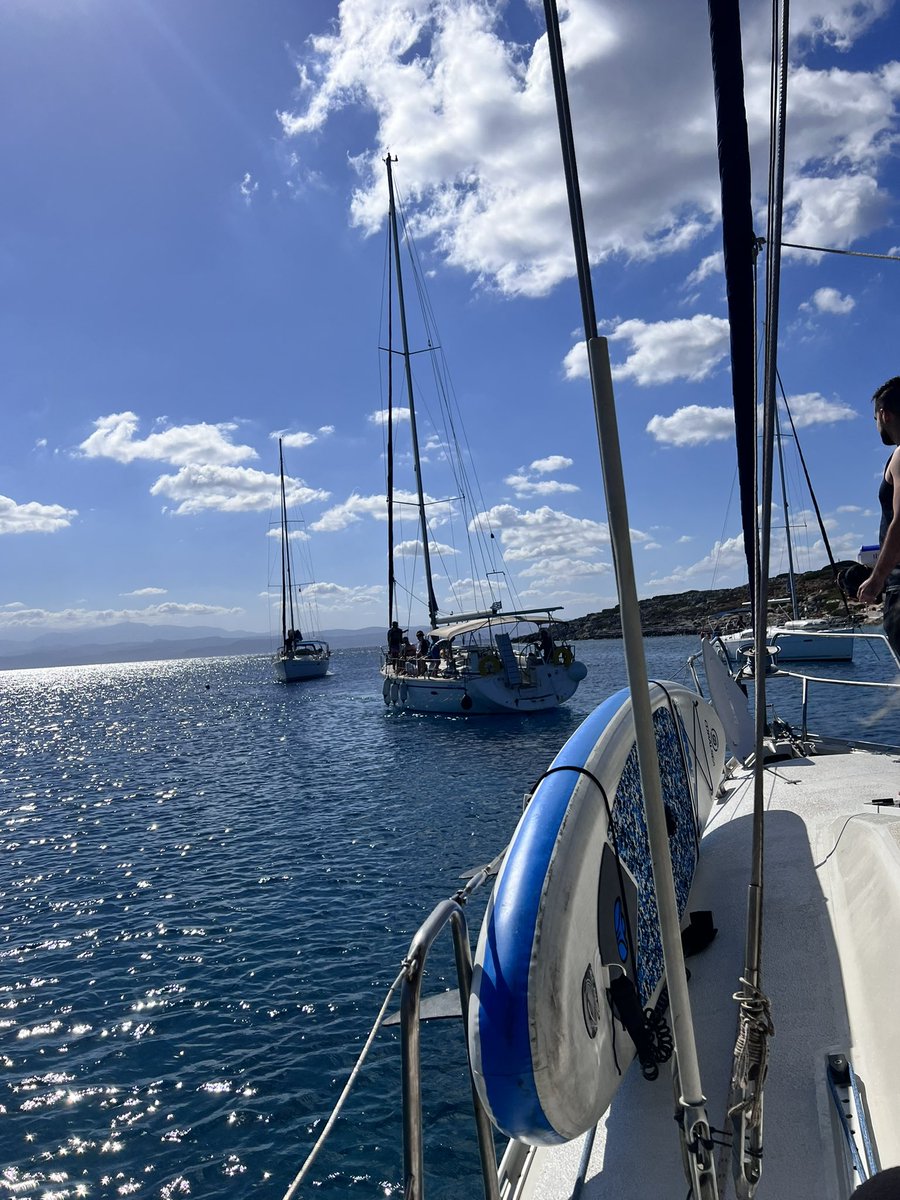 Sailing with the <a href="/xata/">Xata 🦋</a> team at our off-site in Crete