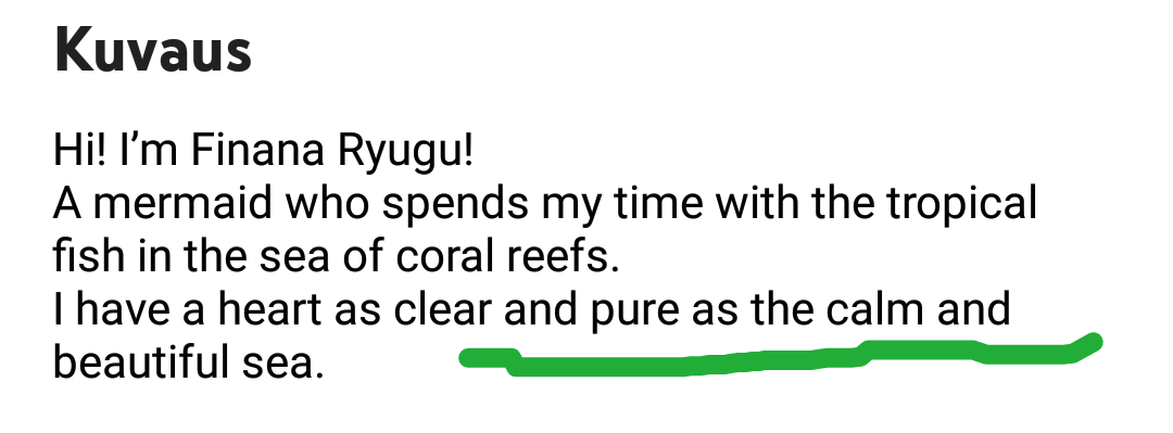 HER CHANNEL DESCRIPTION LMFAOOOOO