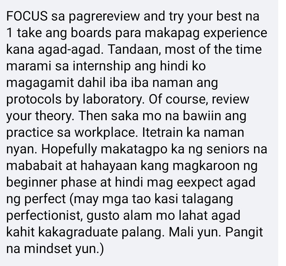 medtechlyfe's tweet photo. Dilemma: gusto mag-abroad in the future pero kabado dahil lacking ang internship kasi online lang, baka daw walang tumanggap sa kanya. Gusto magwork as labtech muna while reviewing for boards para daw magkaexperience.

ANG SAGOT: https://t.co/JHhXzoTuaX
