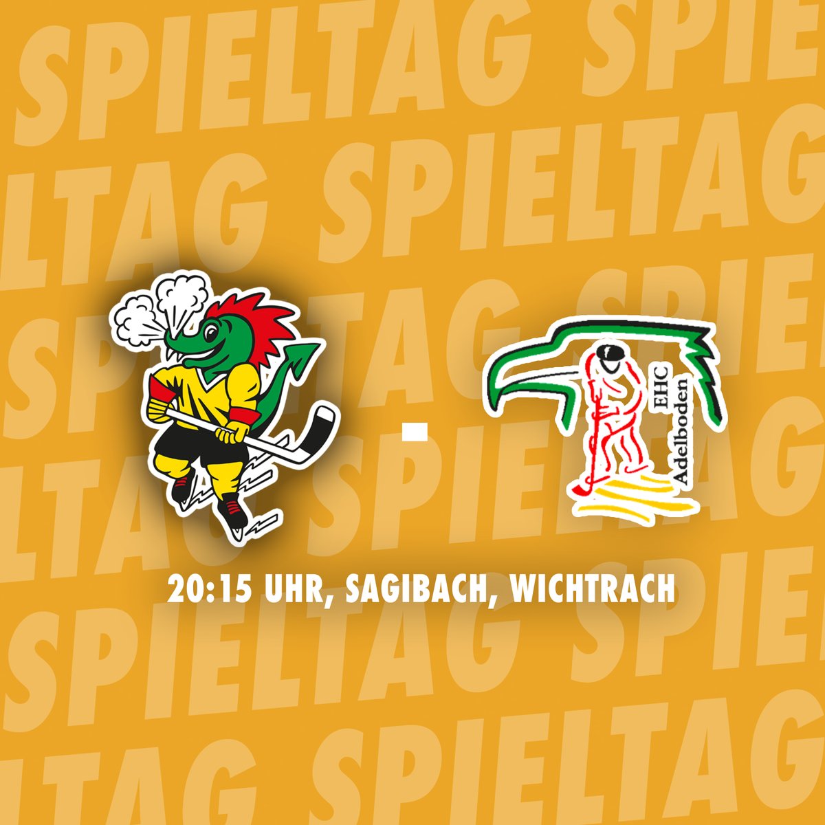 SPIELTAG! 🔥

WIKI spielt heute zuhause gegen den EHC Adelboden. Anspiel ist um 20:15 Uhr.

Ab 19:30 Uhr: Oktoberfest in der Drachenbar.

Wir freuen uns auf deine Unterstützung im Sagibach 🤝📣

#HeyaWiki 🐲