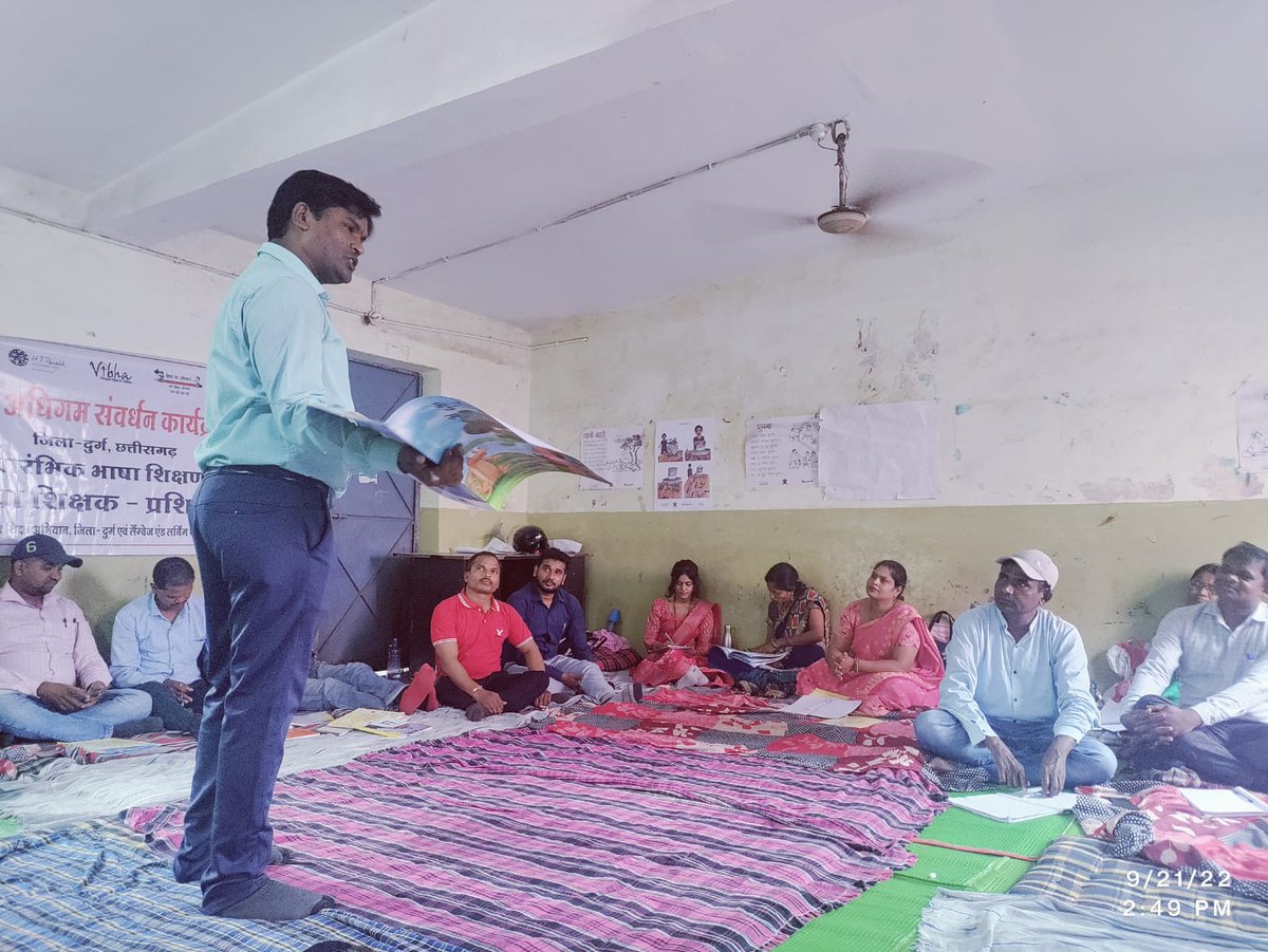 #VibhaIndia's MD, Mr.Kapil Sangwan,&amp; PM, Ms.Arti Singh conducted a three-day visit to Durg, CG to observe the amazing work done by Language and Learning Foundation in its Neev: Early Learning Improvement Program running with the support of Vibha India. #LLF #foundationalliteracy