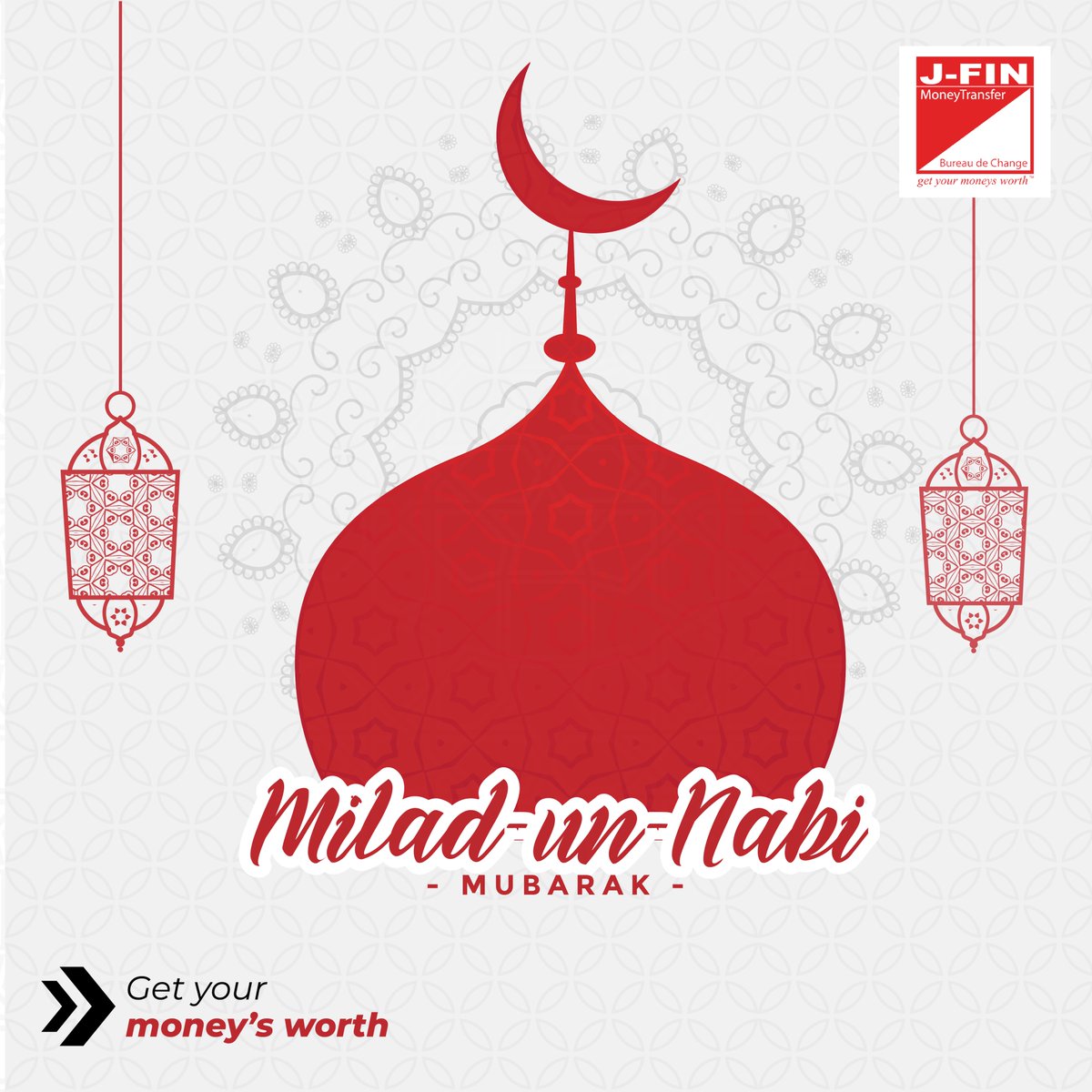 JFINTransfer's tweet image. Warm wishes on Mawlid Al Nabi to you and your family. May the noor of this month brighten each and every day of your life.
#TeamJFIN #Mawlid #MiladNabi