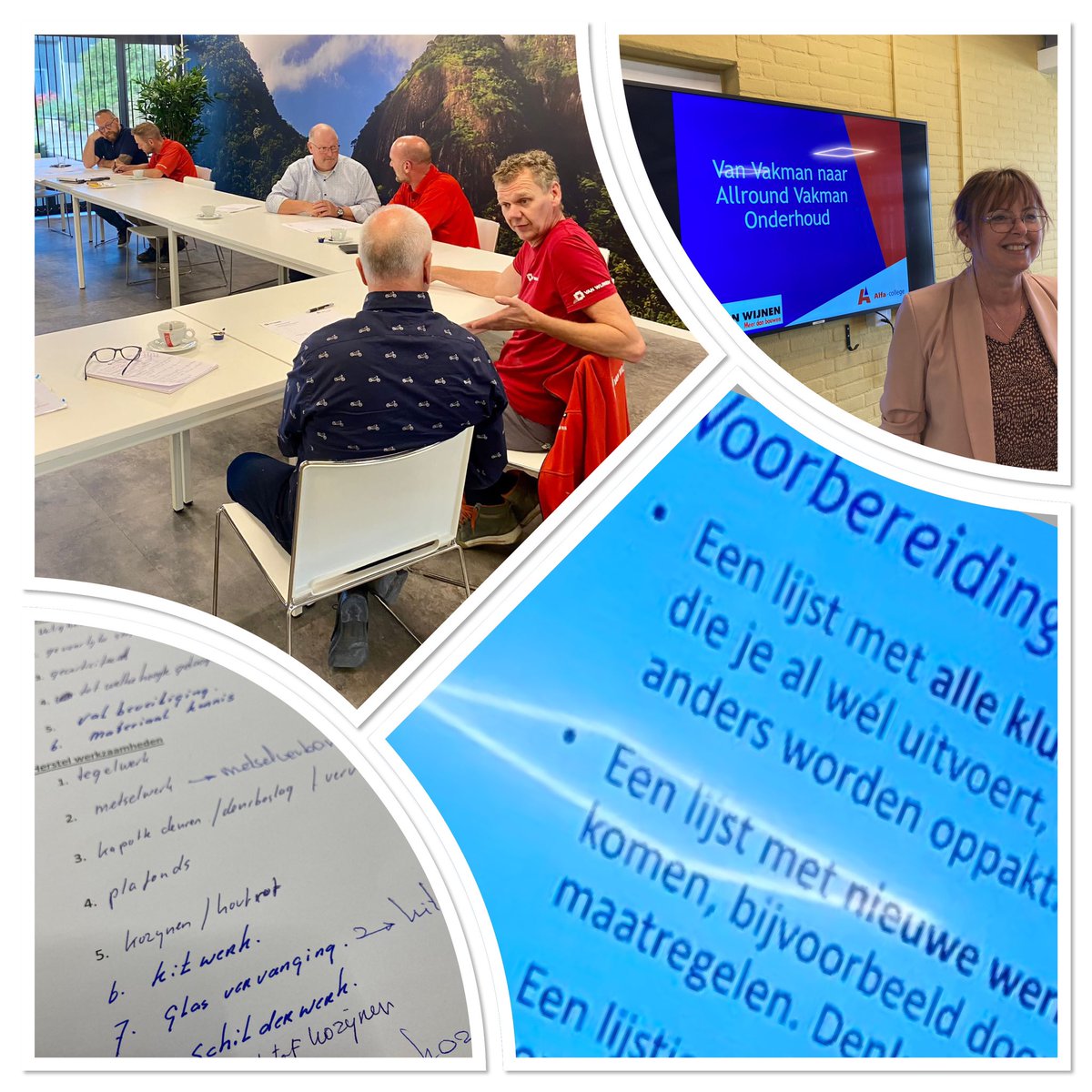 Op voorspraak van de medewerkers van <a href="/VanWijnenGroep/">Van Wijnen</a> Vastgoedbeheer, een 1e brainstorm sessie mogen verzorgen in samenspraak met <a href="/j_haisma/">Jelle Haisma</a> in #samenwerking met onze partner <a href="/Alfacollege/">Alfa-college</a> <a href="/CorineRockers/">Corine Rockers</a>, met als doel: hoe bekwaam ik me tot een nog betere Allround Vakman Onderhoud.