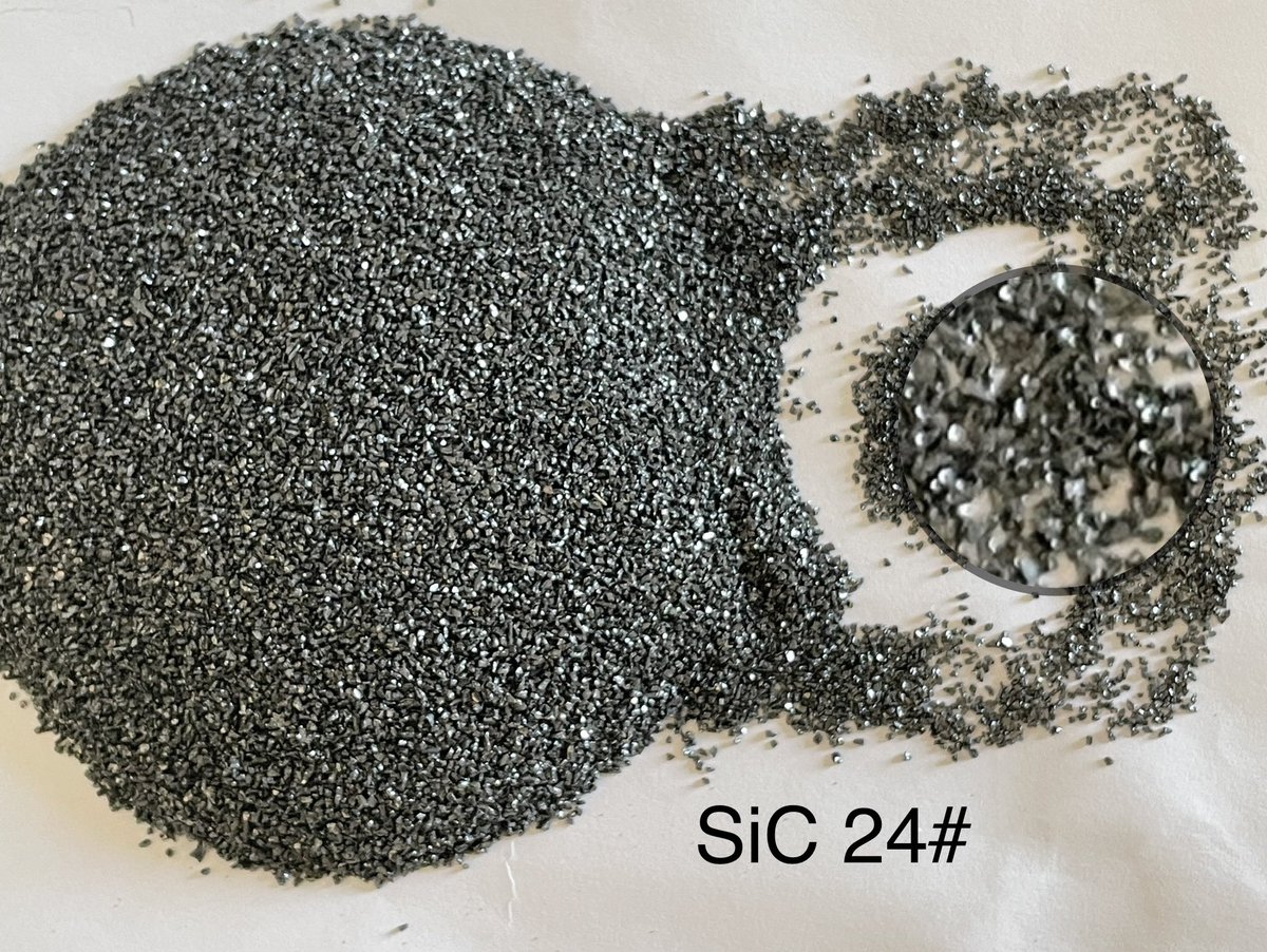 Good stable quality black silicon carbide for coated abrasive and bonded abrasive. 
All grit size F12 to F1200 and P24 to P2500 are available. 
Any inquiries, please contact me at email zb_abrasive@hotmail.com. 
taishan-abrasive.com