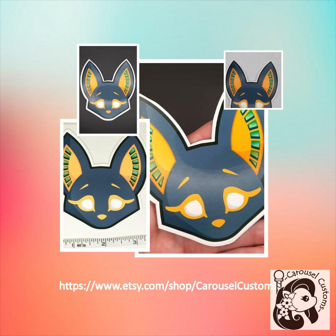 LadyLittlefox's tweet image. Sleek sellouts! 🤓. Order Anubis Head - Egyptian Jackal God - ToeBeans Plush Vinyl Sticker 3.75 Inch at $3.0 from etsy.com/listing/115761… #OriginalArtSticker #StickerVinyl