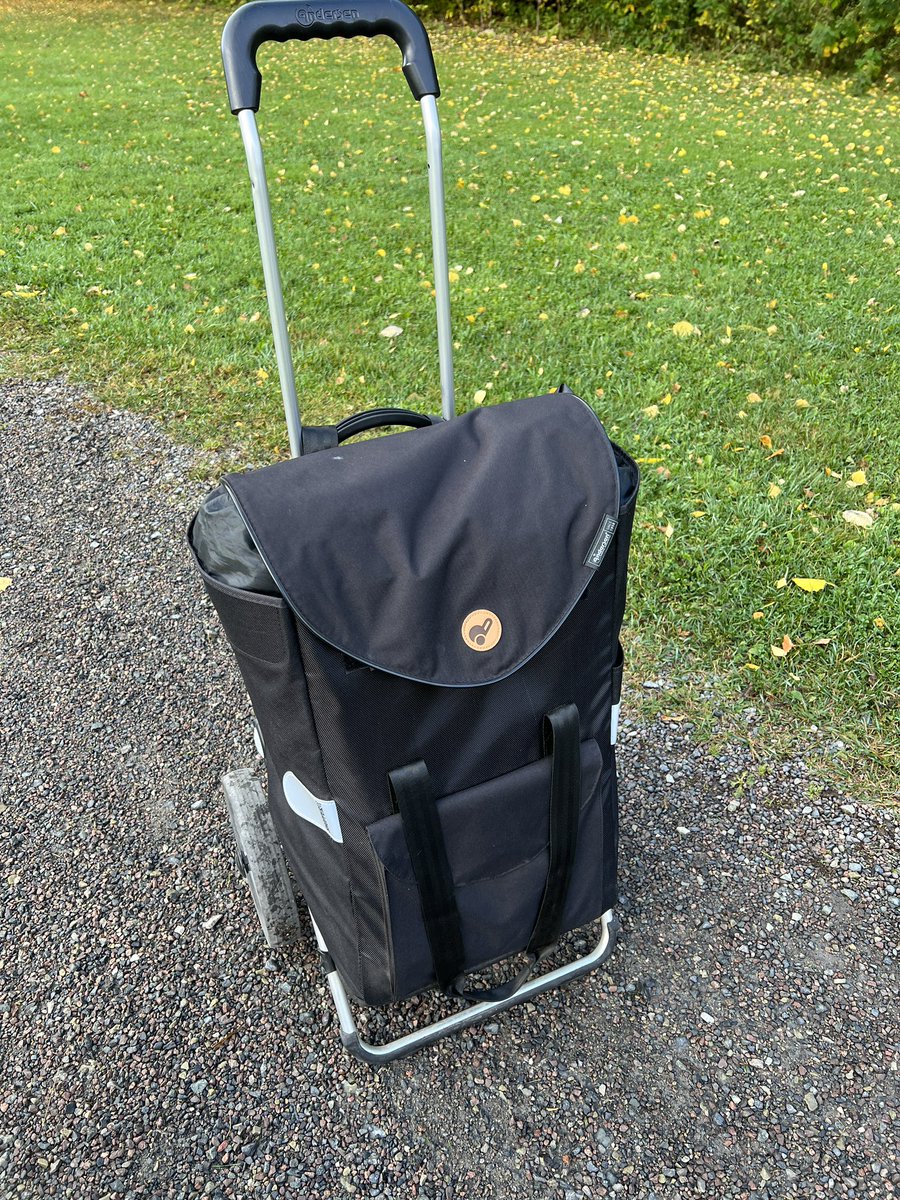 MagneBjella's tweet photo. Praktisk og veldig flott to-hjuling 🤩💛🌟Den støyer omtrent ikke noe. Den rommer mye. I denne har jeg 3x4 liter med frostvæske og 4 liter med penselrens🤩💛 altså 16 liter totalt pluss 2 boller med rosin fra #bakerhansen … så ja i dag skal jeg ta meg en bolle 🤣🤣🤣 https://t.co/WNOkR0Yrm2