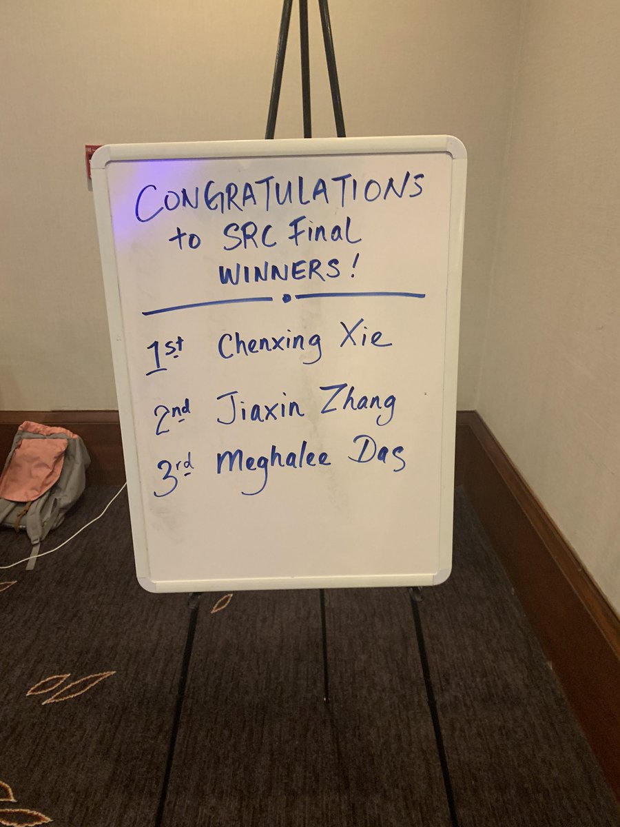 The student research competition at #SIGDOC22 was on point! Congratulations to this year’s winners! #technicalcommunication #gradstudent #research #researchcompetition