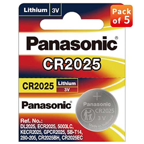 Panasonic CR-2025/5BE Lithium Coin Battery - Pack of 5 [10% discount] amzn.to/2UgLXXv #AmazonIndia #DealsOnElectronics