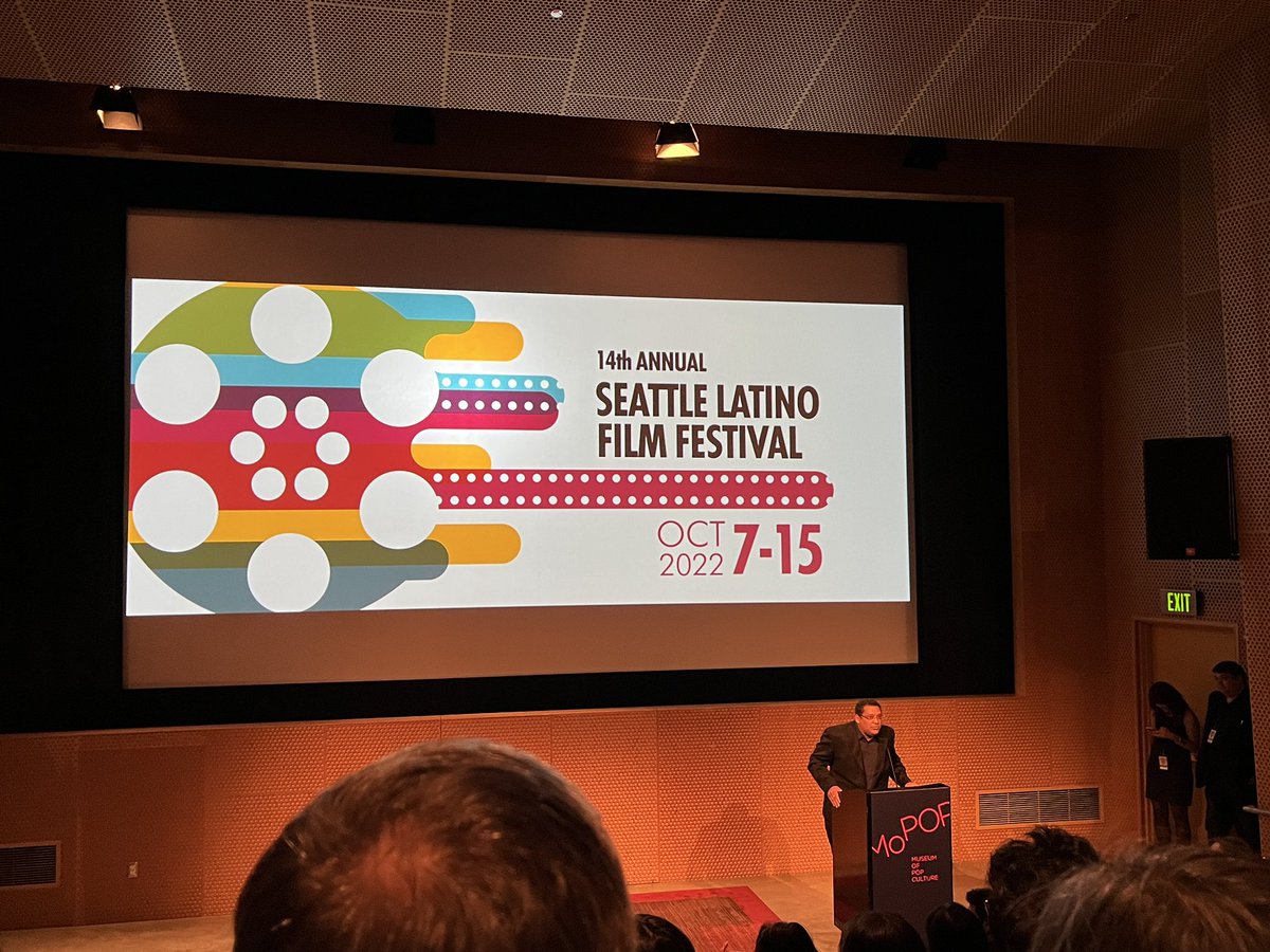 Exciting to be at the opening gala of the <a href="/SeattleLatinoFF/">SeattleLatinoFilmF</a> tonight. Looking forward to hosting a screening of one of the festival’s films @DTSchoolSeattle next week for area students.
