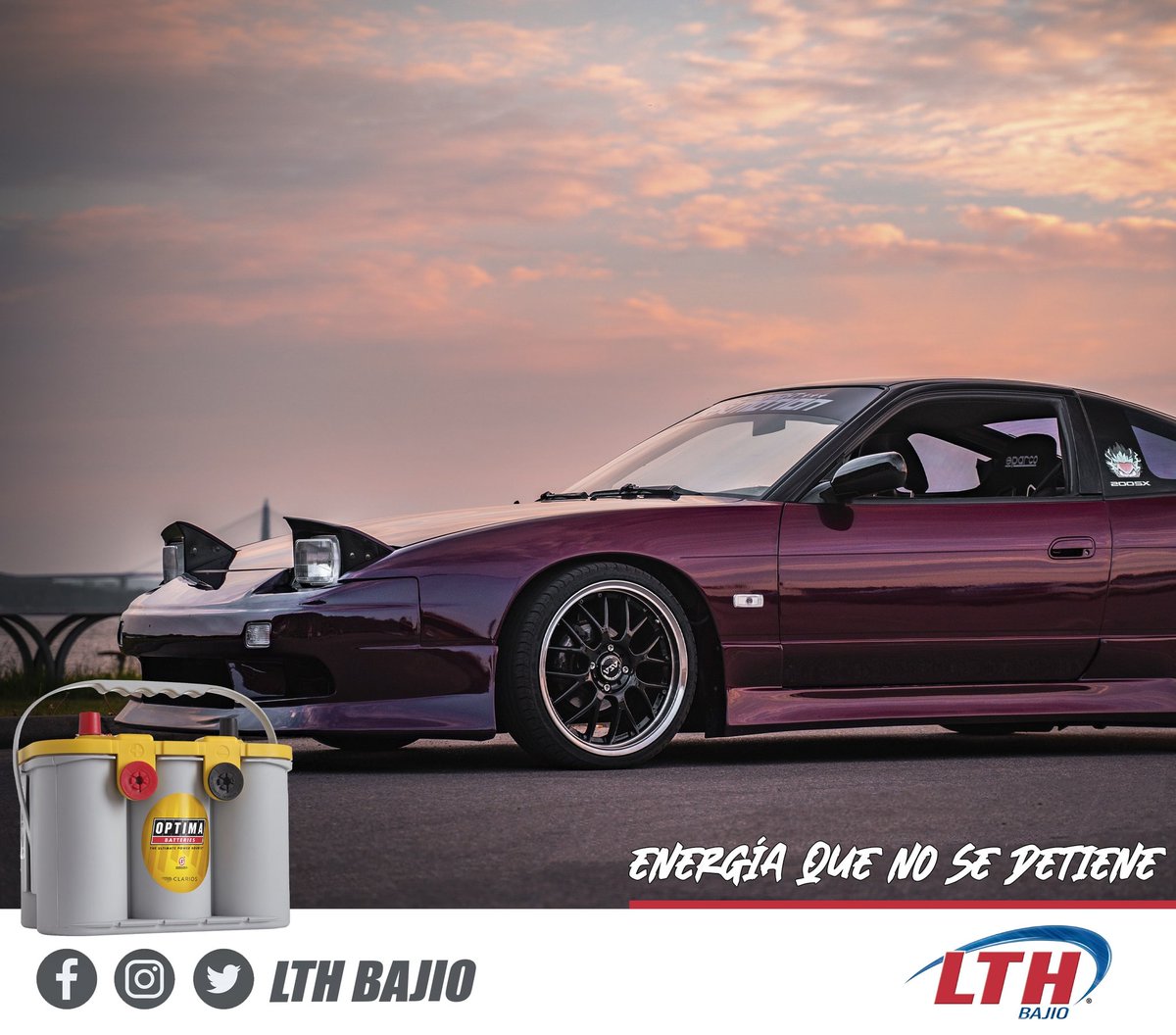 LTHBajio's tweet photo. Baterías OPTIMA Alto desempeño para el auto de tus sueños. 

Baterías libres de mantenimiento ✨⚡

Cotizá en 
⚡https://t.co/4z6TDfEpr6 ✨

Teléfono de atención a clientes
📞800 8009970📞

#optima #LTH #bateriaslthleon #jdm #optimabatteries https://t.co/BHIk9Fw6OA