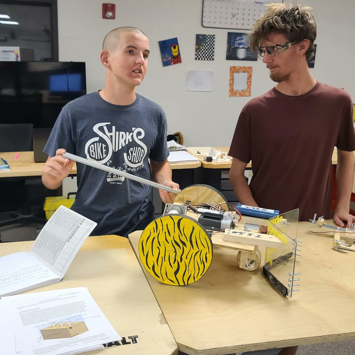 AHSMESATigers's tweet image. Brainstorming #BESTrobotics2022