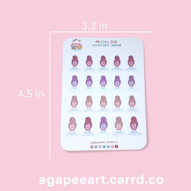 agapeeart's tweet photo. I'm selling FACIAl DAY sticker sheet | SSM 014 ... for RM7.00. Get it on Shopee now! https://t.co/412Wlsw5PN #ShopeeMY https://t.co/xcNWHAckAu