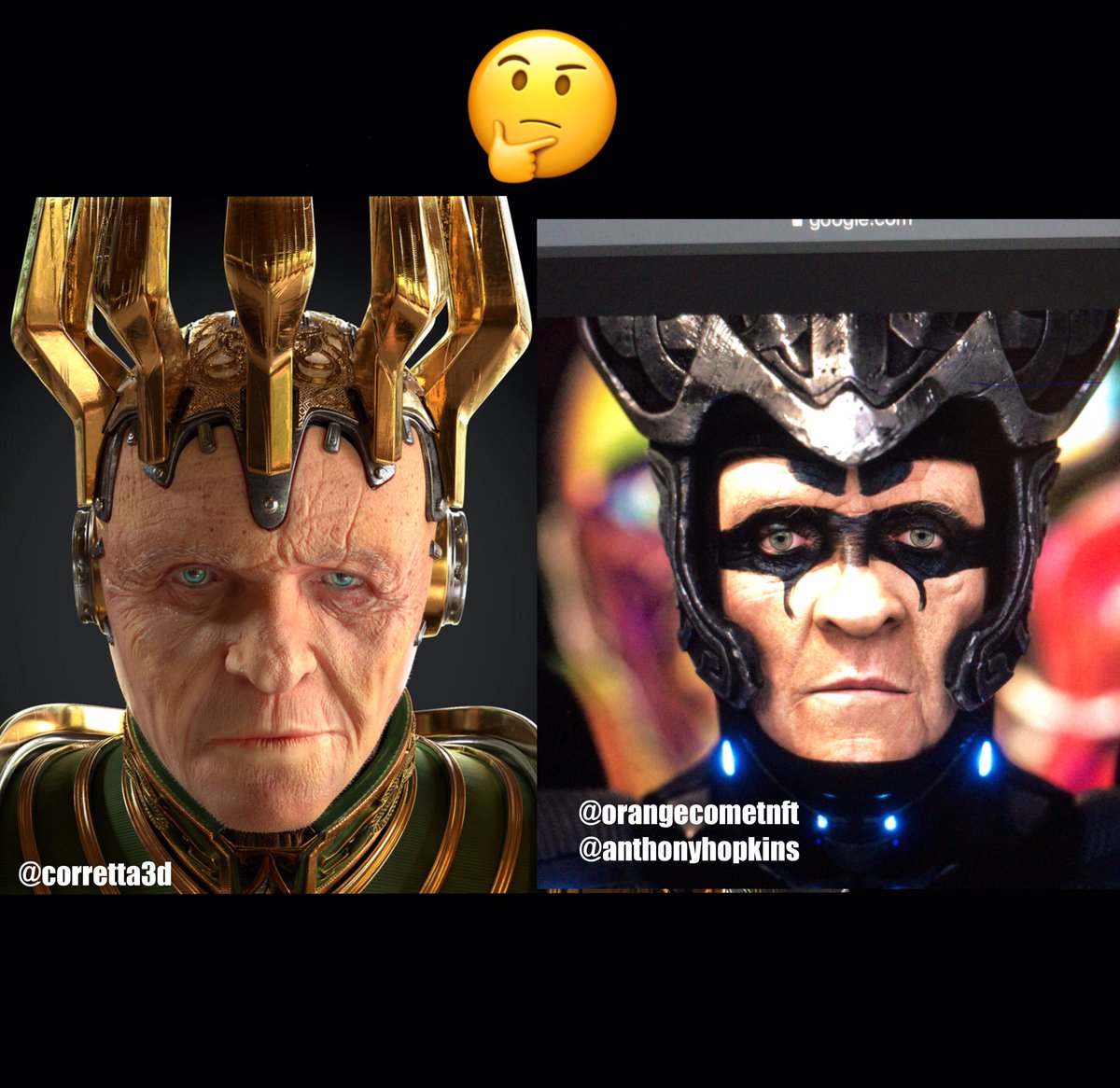 Soooooo….found out yesterday that #anthonyhopkins and #orangecometnft launched an NFT collection and I….uhhhh….hmmmmm. 🤔