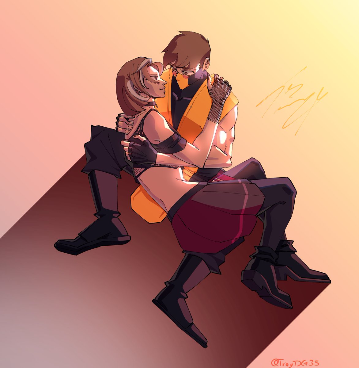 TroyDG35's tweet photo. Y luego dice Amilcar que no lo pueden descansar.

Also, para ser la primera vez que dibujo a @Emikukis y que los personajes femeninos se me den para el orto considero que no me salió tan mal (? https://t.co/uBsb2Hbn4h