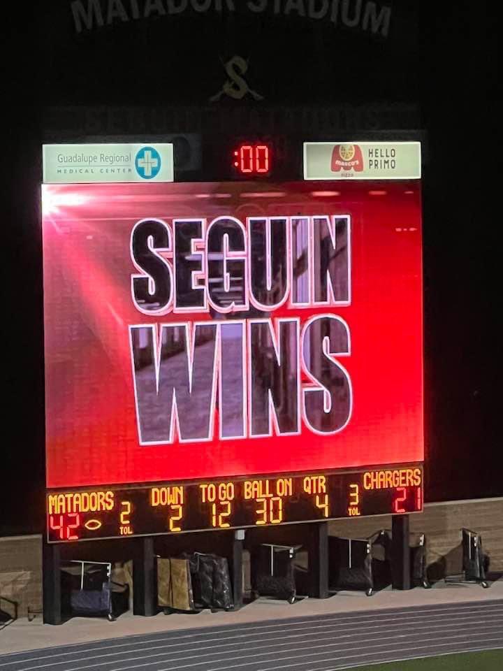 Congratulations to our Matadors for beating Boerne Champion tonight to go 3-0 in District Play! #ItsAGreatDaytobeAMatador