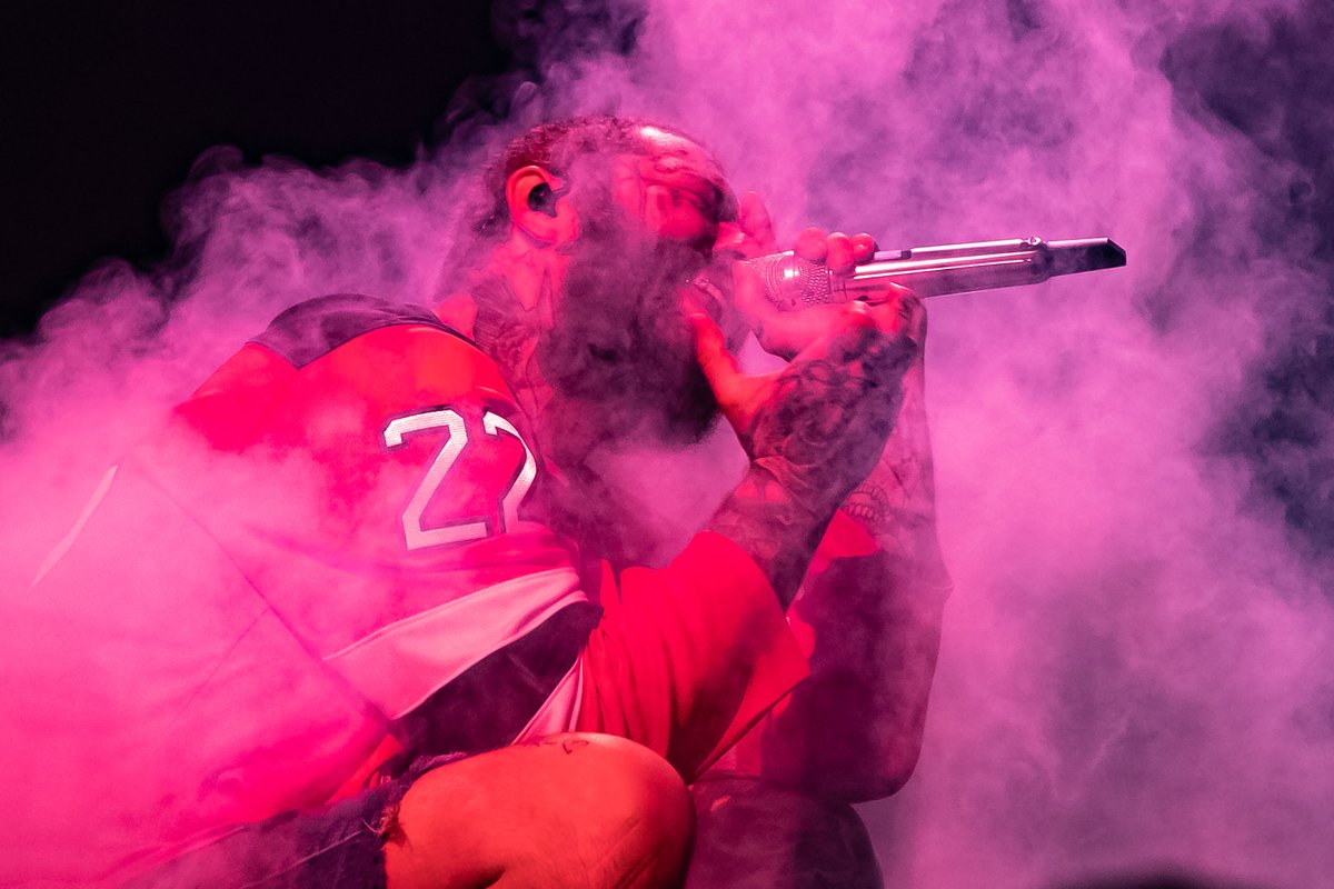 PruCenter's tweet photo. An absolutely electric night at #PruCenter with @PostMalone &amp; @RoddyRicch https://t.co/TJBDIG9cax