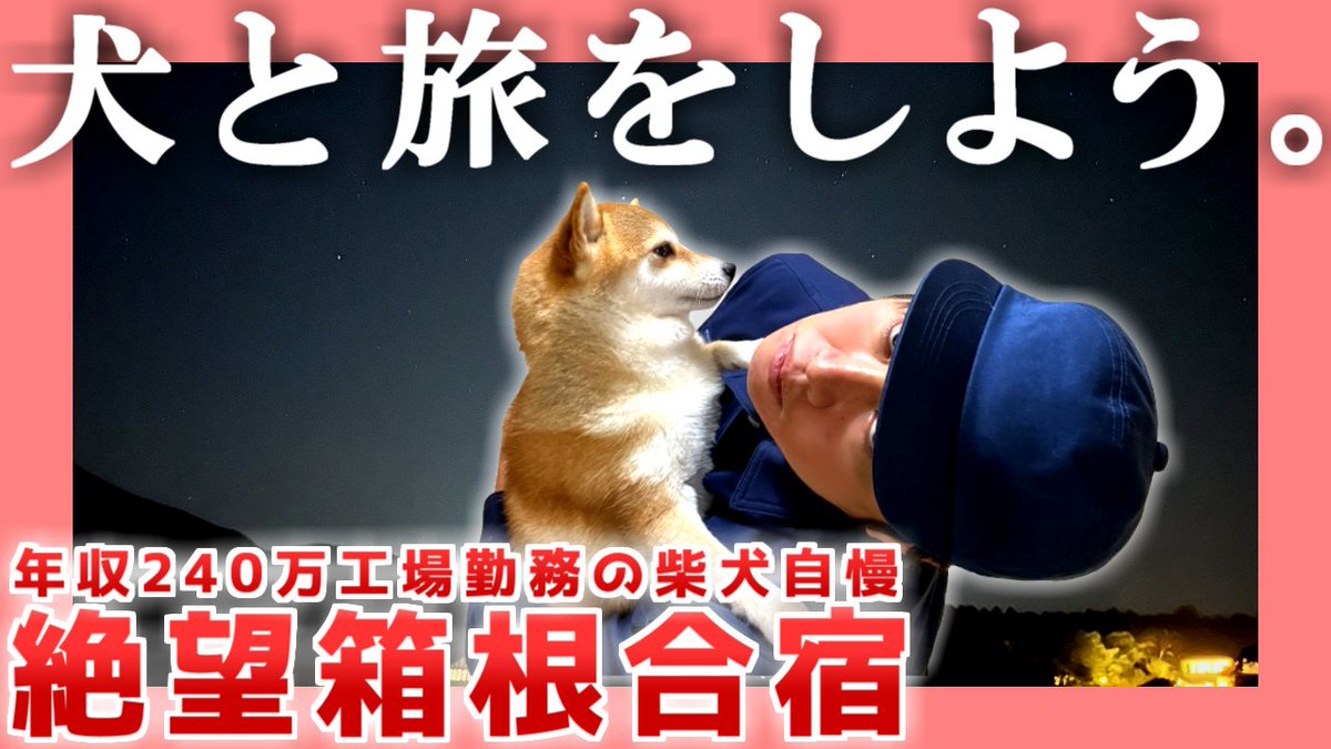 動画を投稿いたしました 【年収240万】絶望箱根旅行【工場勤務】| 柴犬と旅をしよう。 https://t.co/DAldW3LO01