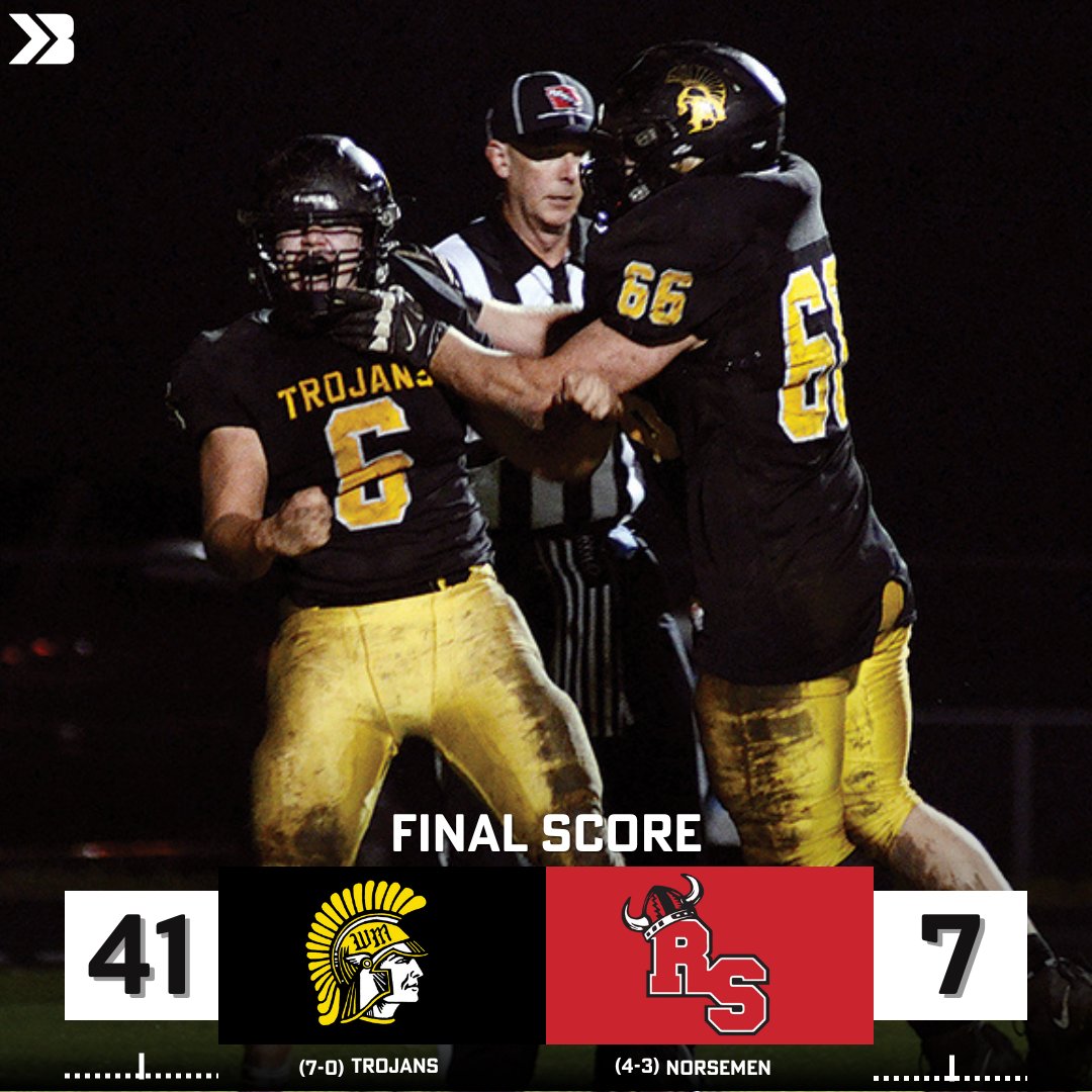 Bound_IA's tweet photo. TROJANS MARCH ON!

West Marshall shuts down Roland Story to move to 7-0 on the season!

#iahsfb #ihsaa https://t.co/pbaHeTKVOU