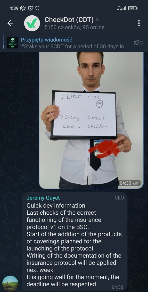 gierek_grzegorz's tweet photo. Just in: Update from Dev of @Checkdot_proto 👇
#cybersecurity #hacking #security #technology #hacker #infosec #ethicalhacking #cybercrime #tech  #cyber #hackers #informationsecurity #cyberattack #programming #malware #kalilinux #privacy #cybersecurityawareness #coding #BSChack https://t.co/yPXF7ig2dh