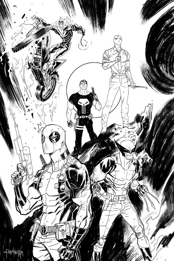 Ghost Rider, Moon Knight, The Punisher, Deadpool and Wolverine by <a href="/Danmora_c/">Dan Mora</a> 
#GhostRider #MoonKnight #ThePunisher #Deadpool #Wolverine