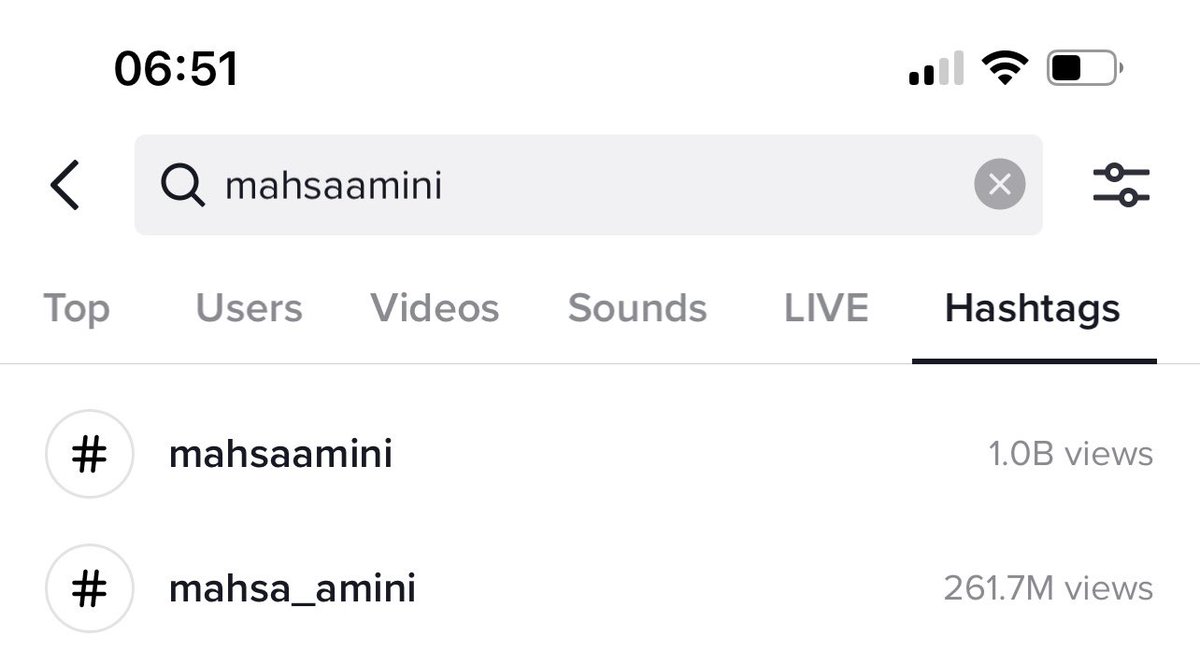 shividam1's tweet photo. ویو هشتگ #mahsaamini توی تیک تاک ۱ بیلیونی (معادل ۱میلیارد فارسی) شد🕊️

#مهسا_امینی https://t.co/VDaipEv6RW