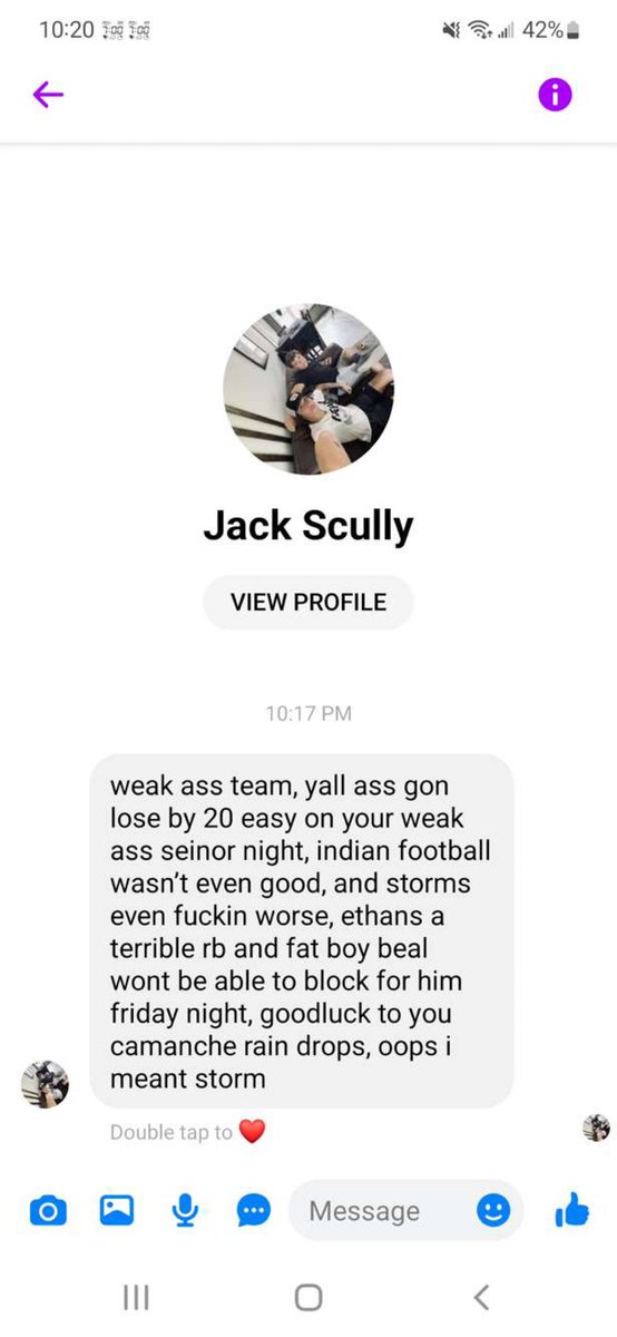 Rain drop football just dropped their fucking nuts right on <a href="/NEbarstool/">Barstool NE</a> head🖕🏼🖕🏼 #thisagedwell #jackskullyfuckedadude