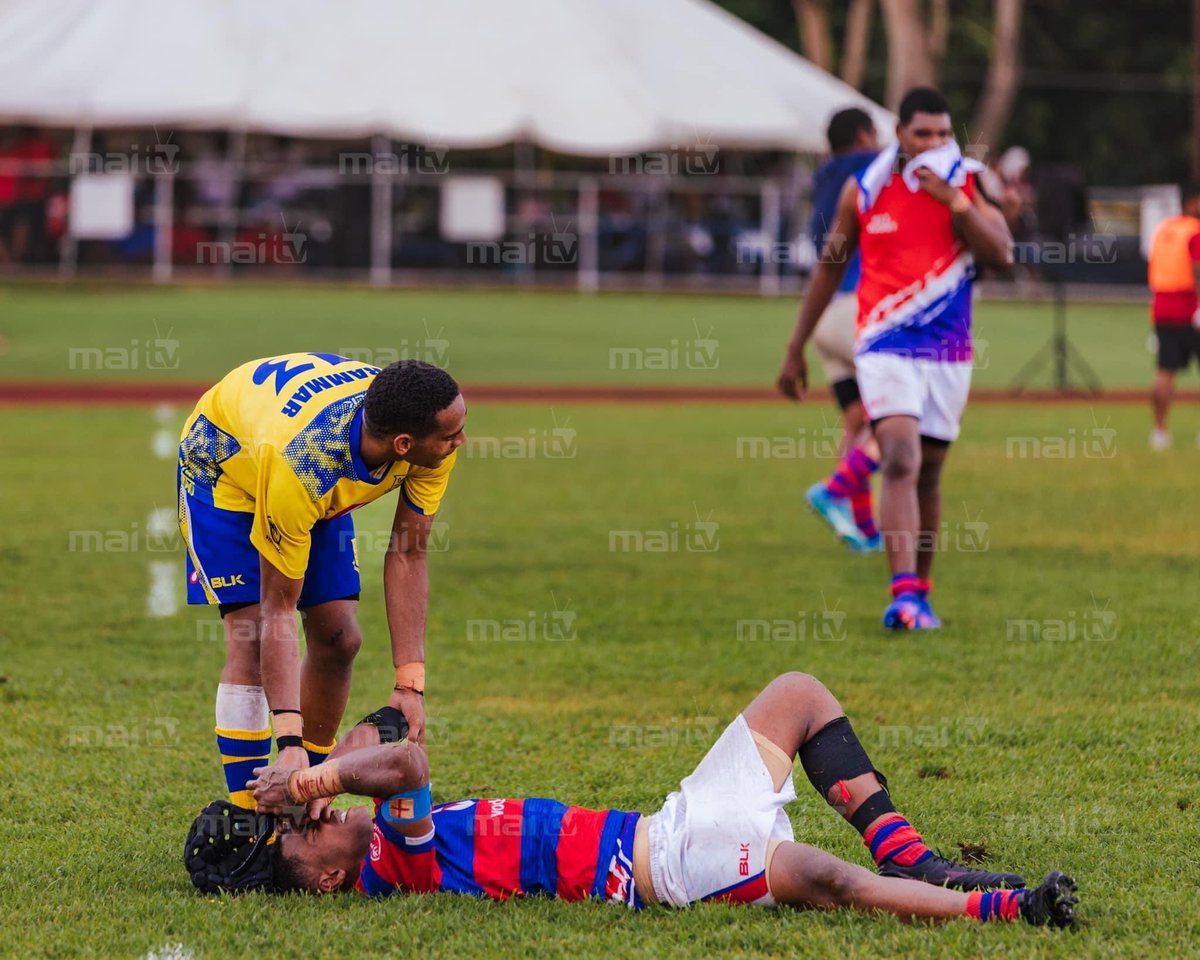 maitvfiji's tweet photo. Suva Grammar U17 players jump for joy following their hard-fought 8-3 win over Marist in the U17 finals.
#deansfinal #fijirugby #winningmoments #fiji #fijinews #TeamFiji https://t.co/dyEyFnKgHH