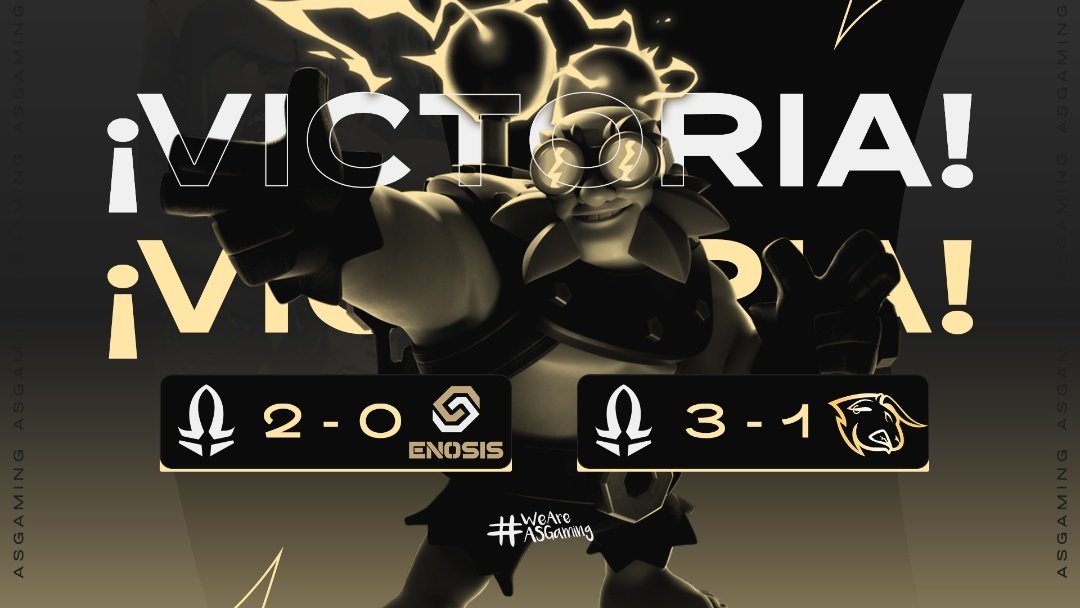 _AS_Gaming's tweet photo. #ClashRoyale | ¡RESULTADOS! #MiniGametos #EmpireLeague 

VICTORIAAAAAA!!! Trabajo perfecto por parte de todo el equipo.

🆚 | @EnosisCR [2-0] ✅
|🇵🇪| @NovaLennon05 🌟

🆚 | @BullStars_ [3-1] ✅ 
|🇲🇽| @ZacaCA25 🌟
|🇵🇦| @PhoenixPaAngel 🌟

¡Good Game Enosis and BullStars! https://t.co/vQG9AWK13P
