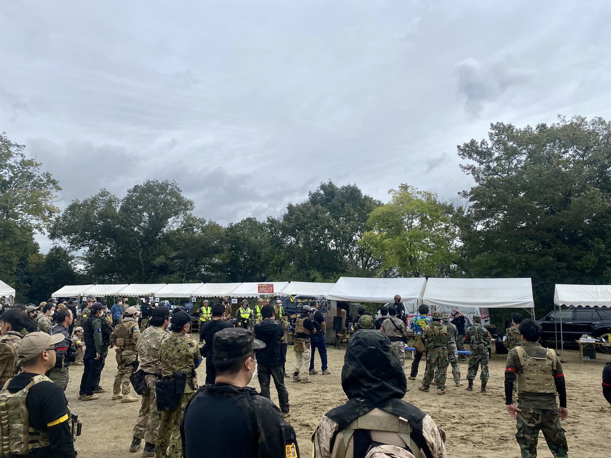 きたよー
開会式
#サバゲー
#サバゲーマーと繋がりたい 
#AirsoftKARUBI
#SVGunlimited