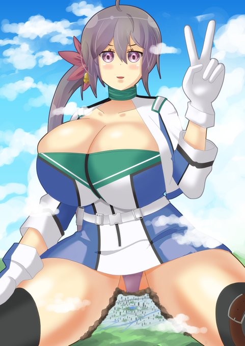 艦これのRQぼのたん(巨大娘)描いてみました 