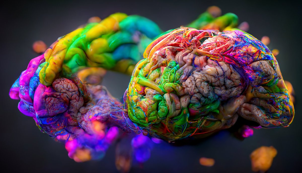 #WeekendBrainArt 🧠🎨

Starting today, we will share amazing submissions for #OHBM2022 BrainArt Competition every weekend 🥳

Today we highlight one of our winners from “the connected brain” category: 

The Connected Brain Mid Journey by Jeff Mentch