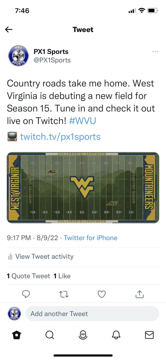 PX1 Sports tweet media