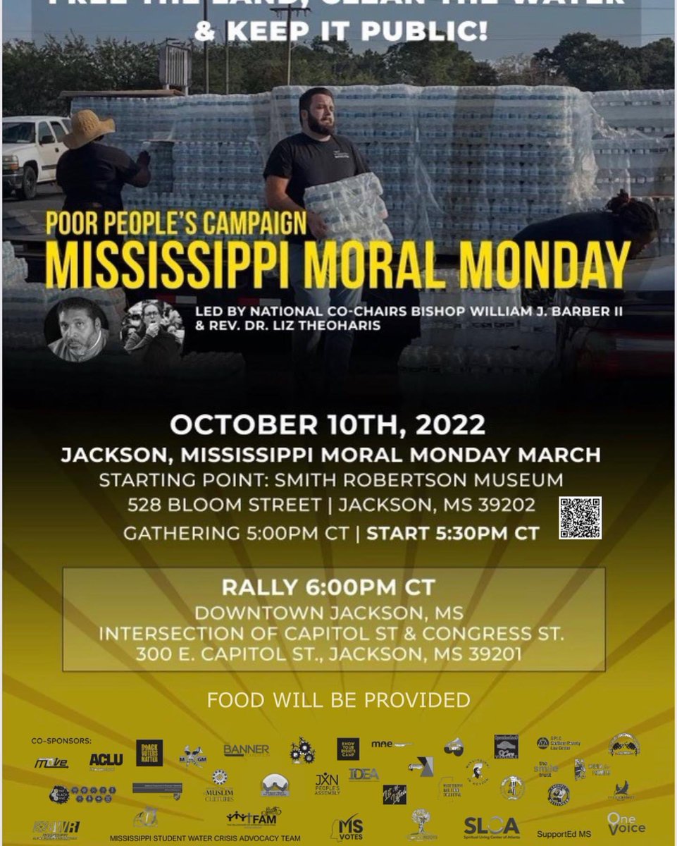 divainms's tweet image. Calling everyone that has an interest in the state of Jackson MS. Please come out and be apart of Moral Monday with the Poor People's campaign in downtown Jackson. 

If you need a ride to the rally please click below: 
docs.google.com/forms/d/e/1FAI…

Please inbox or dm if more info need