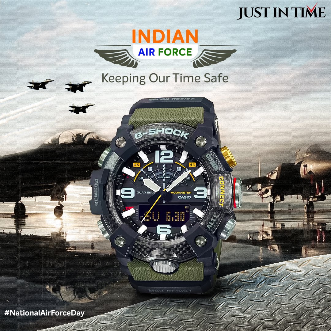 justintimewatch's tweet photo. Embracing our air warriors who stand for nation's protection at all times! #NationalAirForceDay 
.
.
.
#JustInTime #JustInTimeWatches #JustInTimeWatchStore #IndianAirForceDay #AirForce #Army #Aviation #Aircraft #Specialforces #TopicalSpot #TopicalPost #MomentMarketing #Trending https://t.co/HmS4ugxQF0