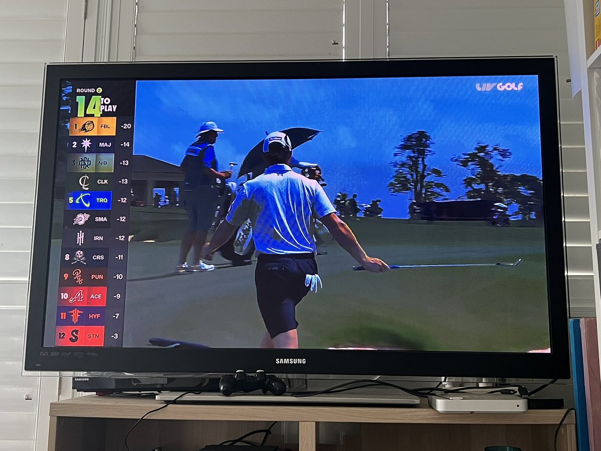 aussie_blazer's tweet photo. Let’s go Aussies - Jed, Cam, Leisho, Matt…  @LIVGolfInv so good to watch. Love it!!! #LIVGolf https://t.co/Ua0XcM6wsa