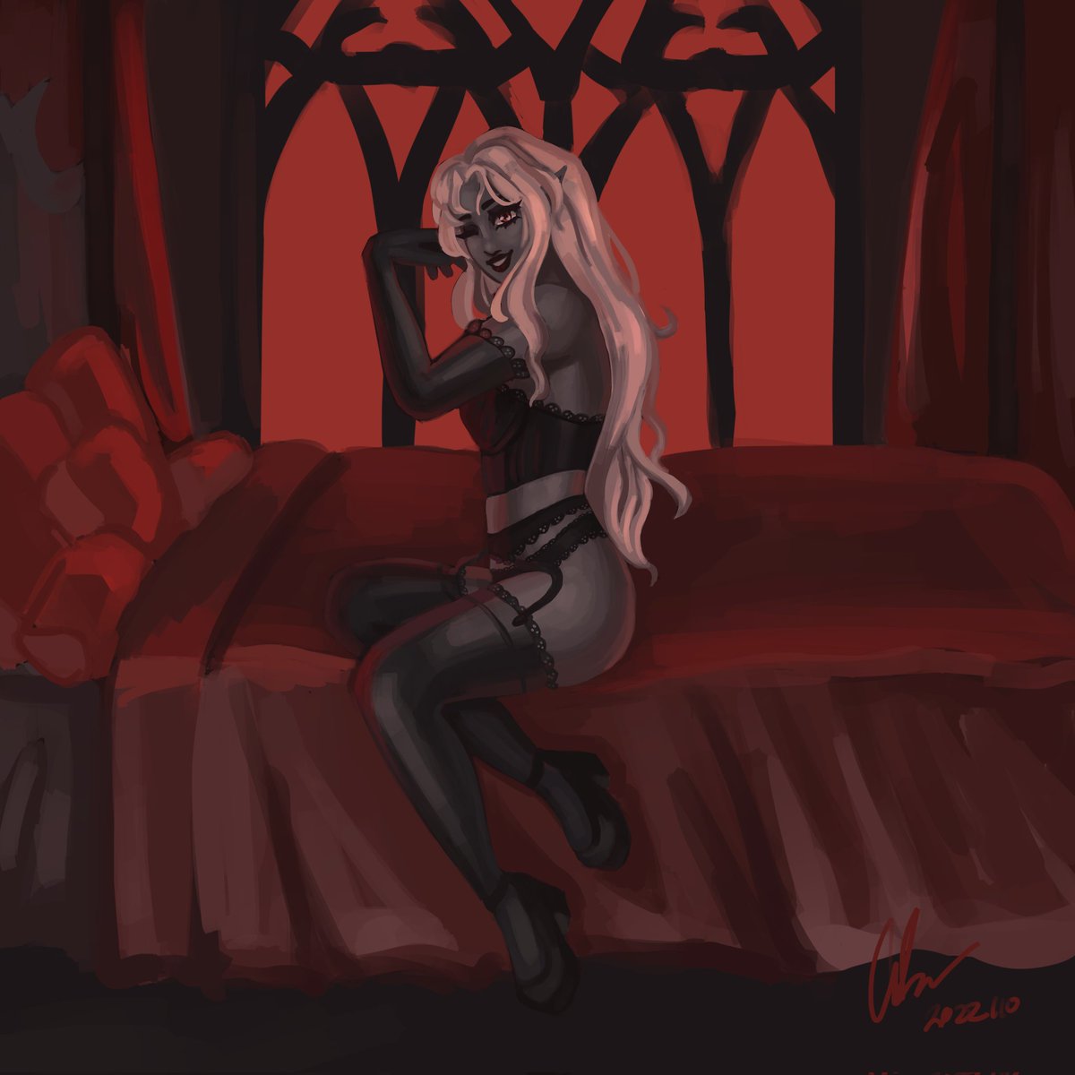 noireprincette's tweet photo. making horny dnd character art builds character 😳 https://t.co/gs1gpEfIYY