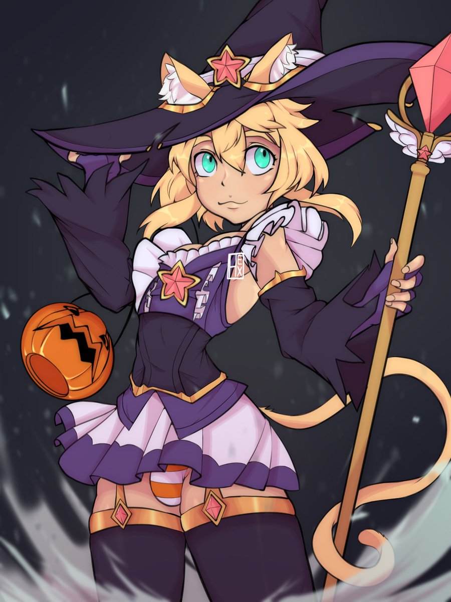 I couldn't decide between witch, cat girl, and magical girl, so I