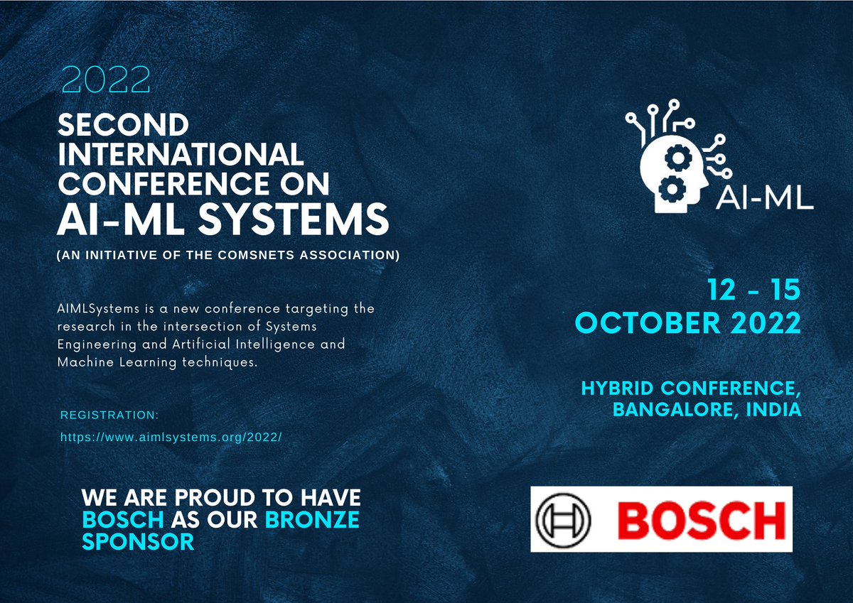 AI-ML Systems Conference tweet media