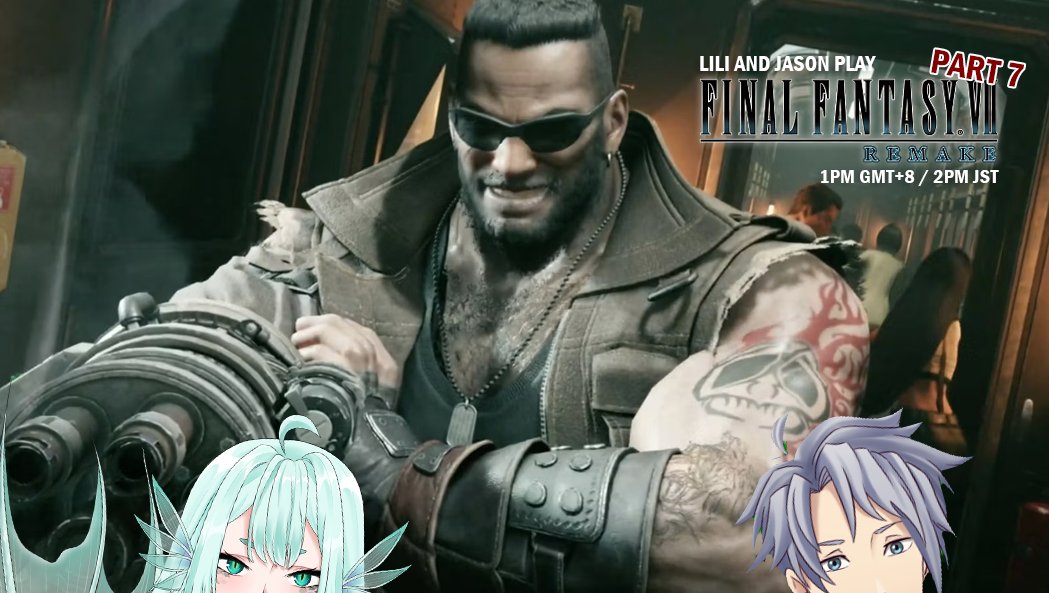 LilithOceanmaw's tweet image. STARTING IN ABOUT 20 MINUTES!

Join me and @JStylishly as we continue on in our journey throughout Midgar!

Plate's fallen, so it's time to get revenge and kick some Shinra ass. 🔥🔥🔥

#Vtubers #PHVtuber #ENVtuber #VtubersUprising #VtuberSupport