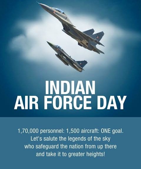 _rubina_bhati's tweet photo. 90 Years of Excellence.
Happy Indian Air Force Day 💙💙
To all the Air Warriors and families,
Thank you for your selfless service to the nation and people..!!!!
Jai Hind 🇮🇳
#IndianAirForceDay2022 #90yearsofexcellence #90thiafday #IndianAirForce #jaihind https://t.co/WdLDrfd6gO