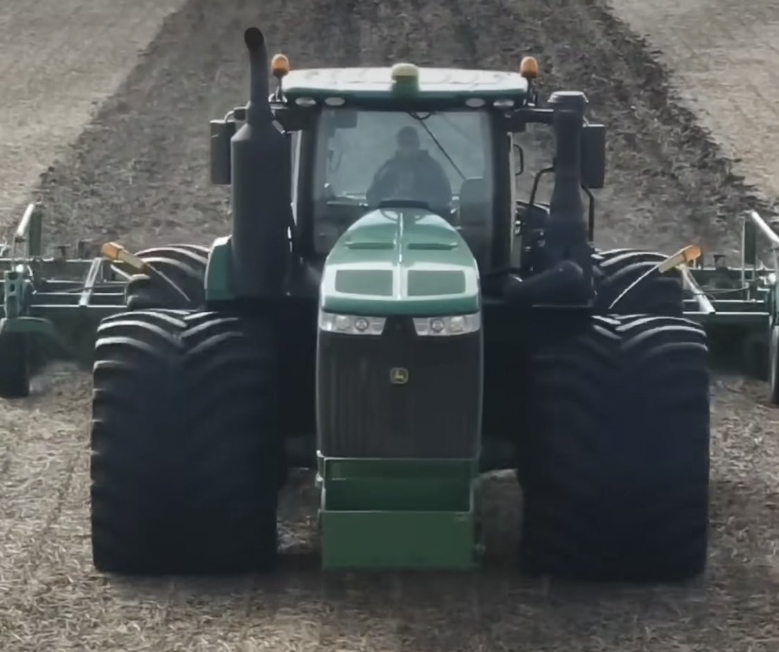 Who is running these on high HP tractor pulling large air drill and cart?