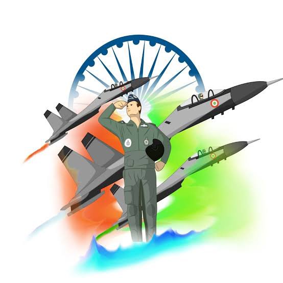 Pradeepchavda's tweet photo. Happy Indian  Airforce day!! TOUCH THE SKY WITH GLORY! ! Salute to the Brave heart airwarriors who safeguard our airspace and integrity of mother India..Jay Hind!! #IndianAirForceDay #IndianAirForce  #airwarriors #AirForceDay https://t.co/Cx8OrYr5rL