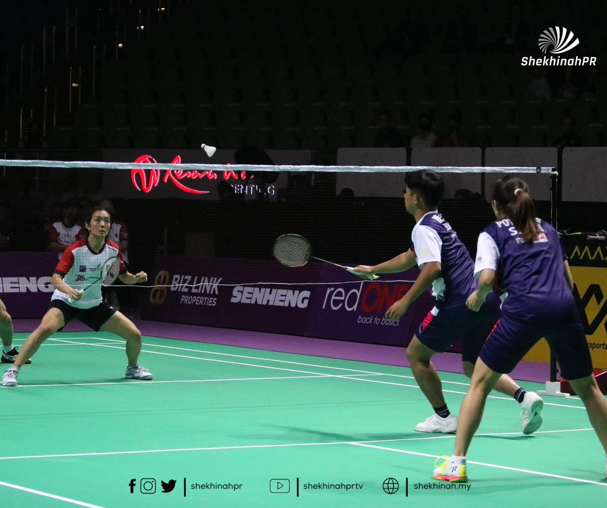 shekhinahpr's tweet photo. RESULTS: #SRPLP Semi-Final
Petaling BC 10-3 Sena Bangkok Club
#PBC Chen Tang Jiei/Lai Pei Jing vs SBC Yap Qar Siong/Atitaya Povanon
11-4 11-6 11-4
#SENHENGredONEPurpleLeagueProfesional
#PurpleLeague
#BadmintonMalaysia
#ShekhinahPR
#HardworkBeatsTalent https://t.co/FCw4777Fl9