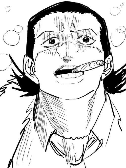 白ひげが全盛期のまま帰ってきた時の鰐さん 