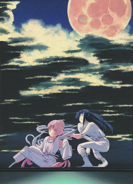 夜の月のTwitterイラスト検索結果。