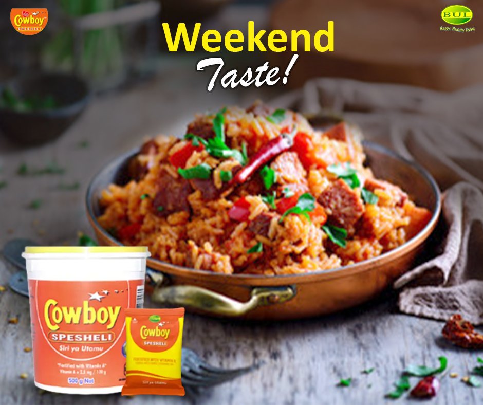 BidcoUganda's tweet image. It's the Weekend Yaay!! 
And we want you to have the tastiest meal ever😊
How? Cook with Cowboy 
#CowboyMeals #BidcoUganda