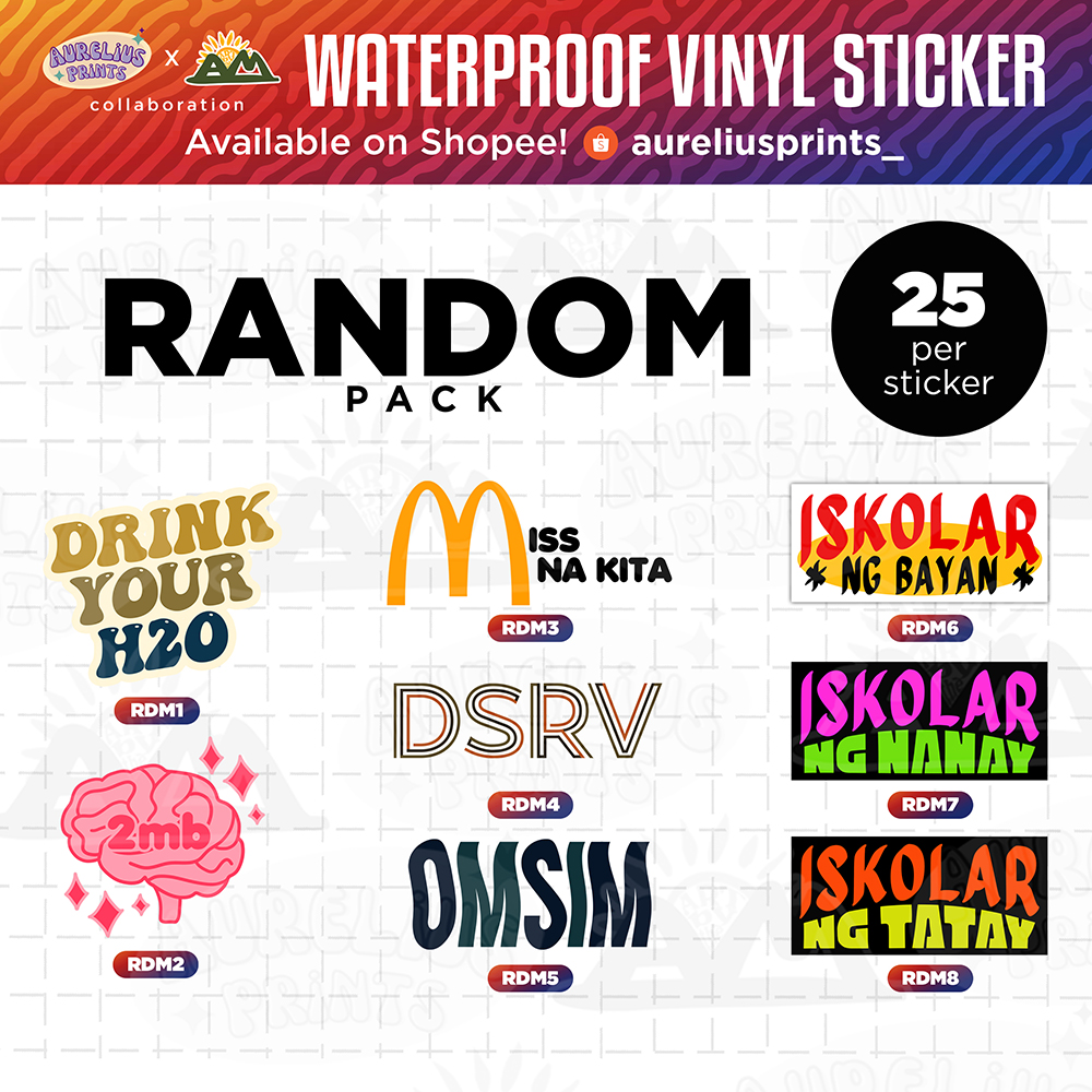 AureliusPrints's tweet photo. 🌼RANDOM PACK🌼
📍Shopee: https://t.co/hn4A3sD47F

‼️ Do not copy &amp; reproduce.

#VinylStickers https://t.co/DxWlzeaN4s